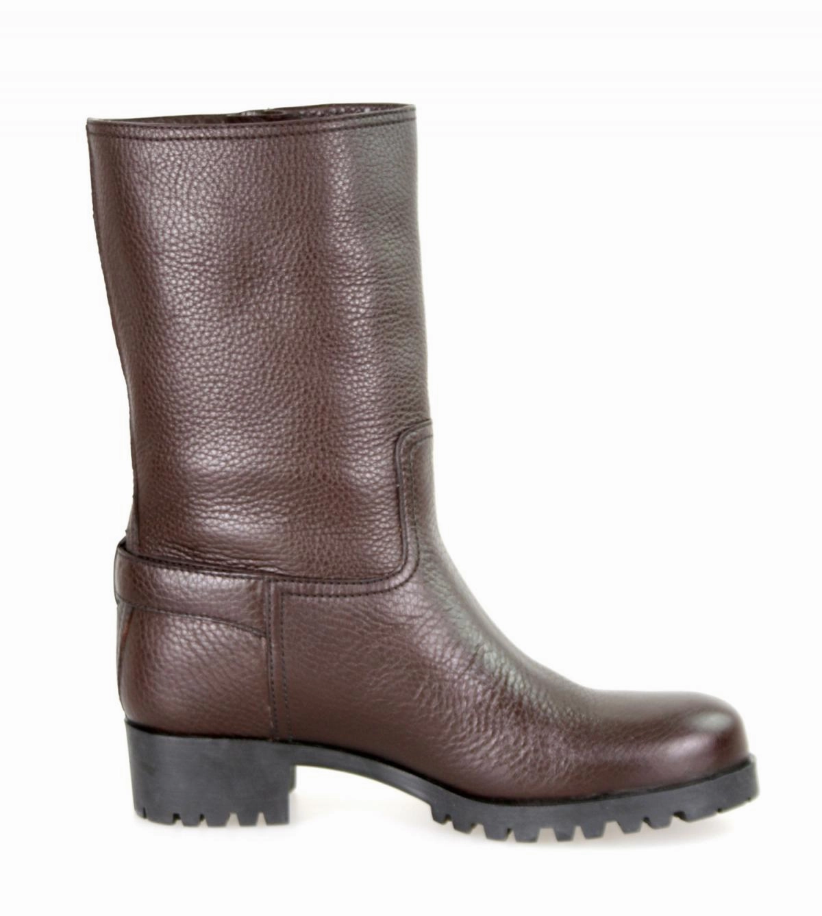 Travel Chic Stylish Vibe Prada Women's Brown Leather Half-Boot 3U5785