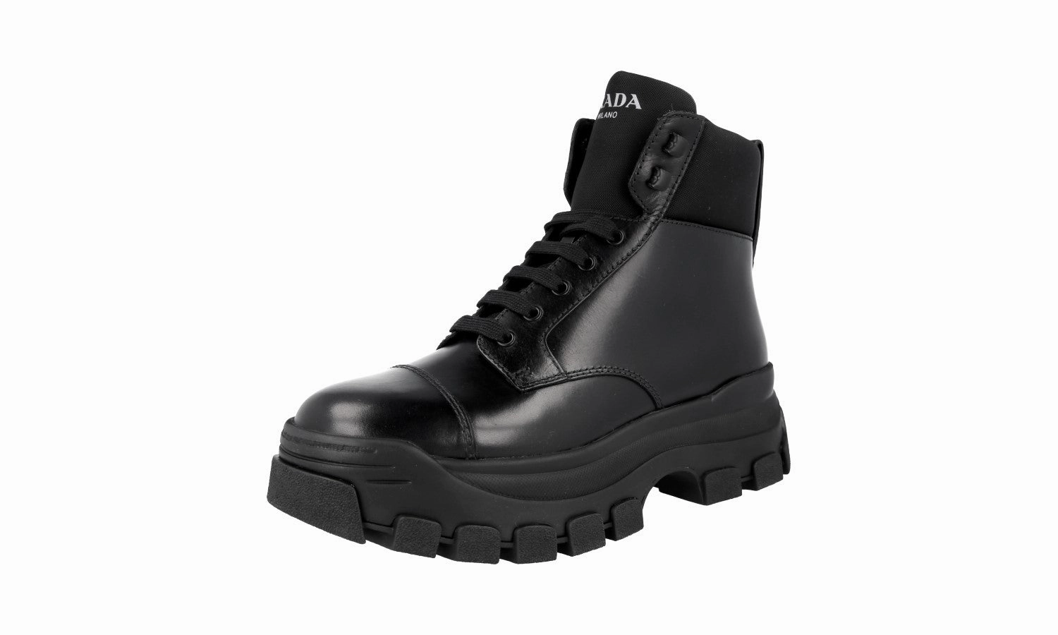 Smart Pair Prada Men's Black Leather Half-Boot 2TG156