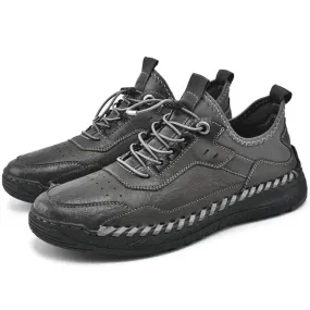 Axel Leather Low-Top Sneakers Fitness routine StylishAppearance