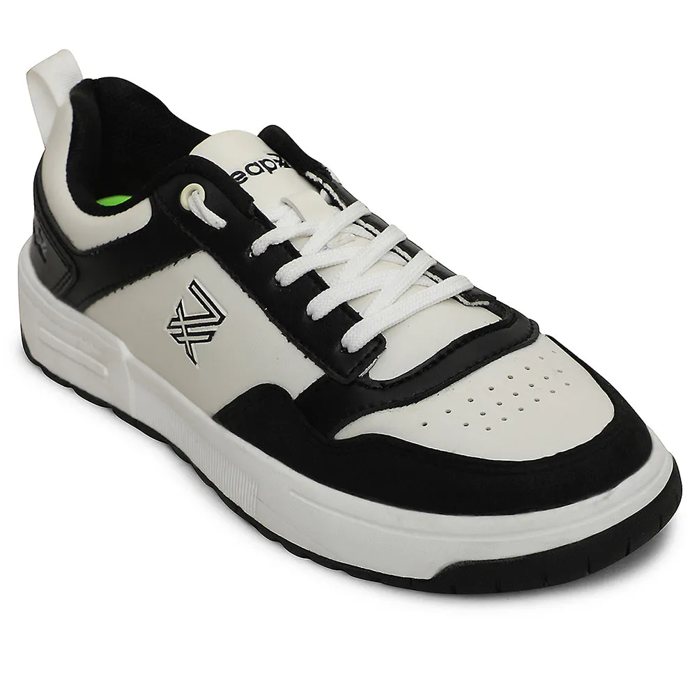 Leap7x Black Casual Lacing Sneakers For Men AMAZER-10E By Liberty Shock Resistant