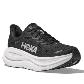 Speed Form Pressure Distribution Nodes Mens Hoka Bondi 9 Wide in Black/White