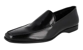 Style Expression Prada Men's Black Leather Loafers 2DC109