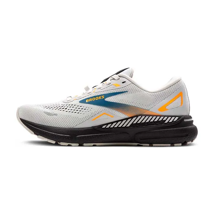 Energy Return Core ToeProtection Mens Brooks Running Adrenaline GTS 23 GTX in Oyster Mushroom/Orange/Blue