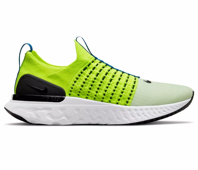 Men's Nike React Phantom FK 2 (Volt/Game Royal) Slip - resistant Tremendous support