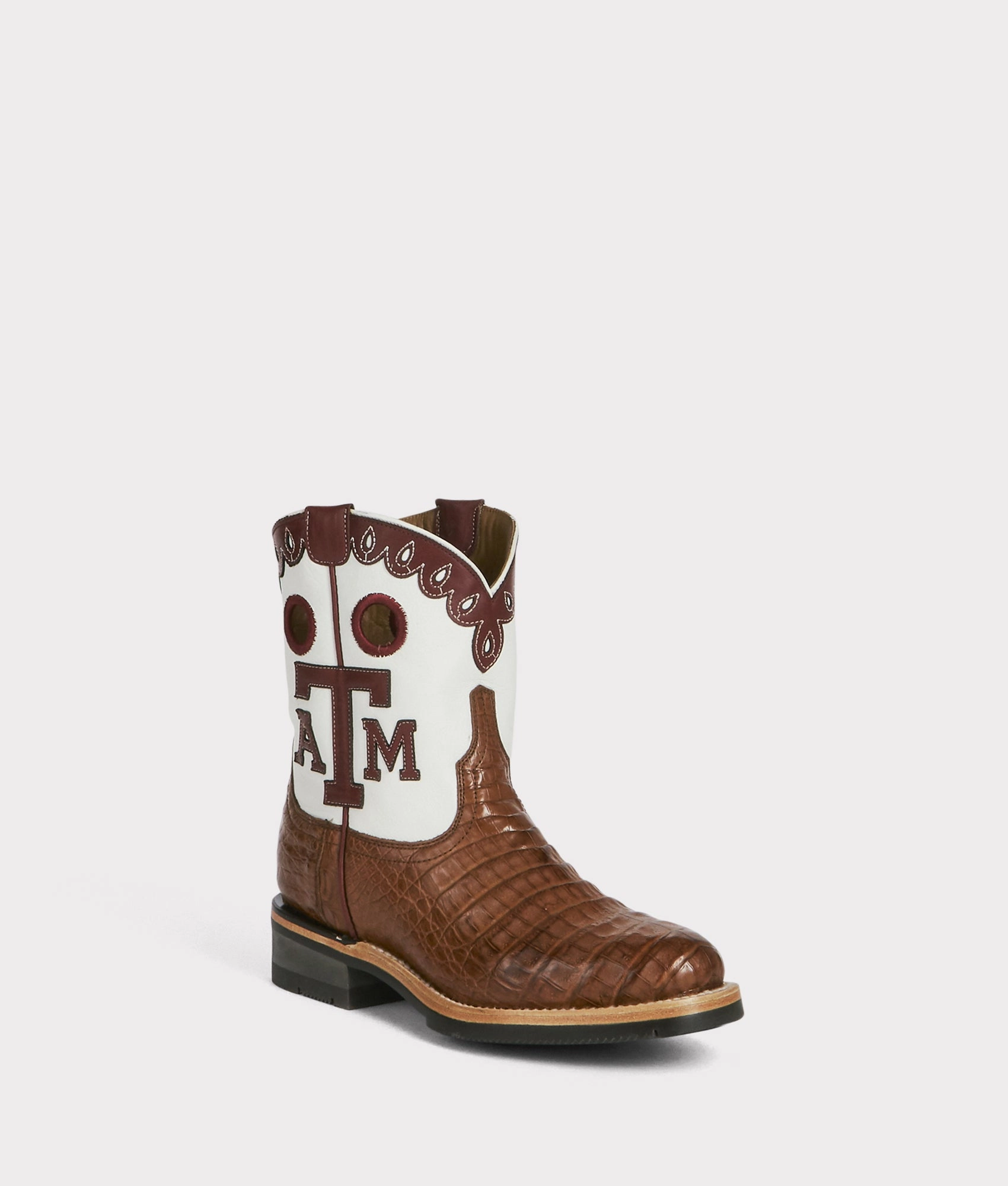 Slip Resistant Rough Trail Hiker Women's A&M Exotic Barn Boot :: Sienna