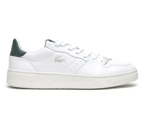solid - color motion - control shoes Men's Lacoste Court-Lisse 222 1 (White/Dark Green)