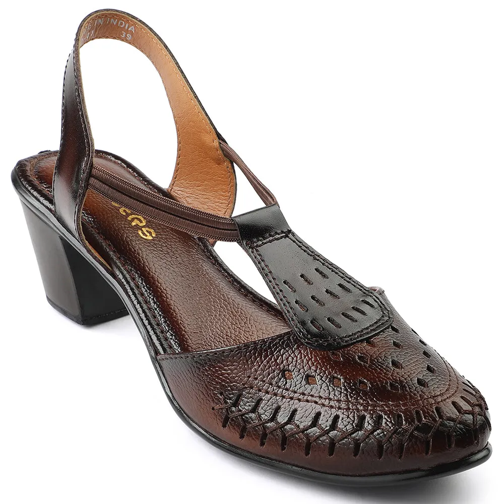 Practical Shoes Smart Look Healers Brown Sandal For Women TLO-41 By Liberty