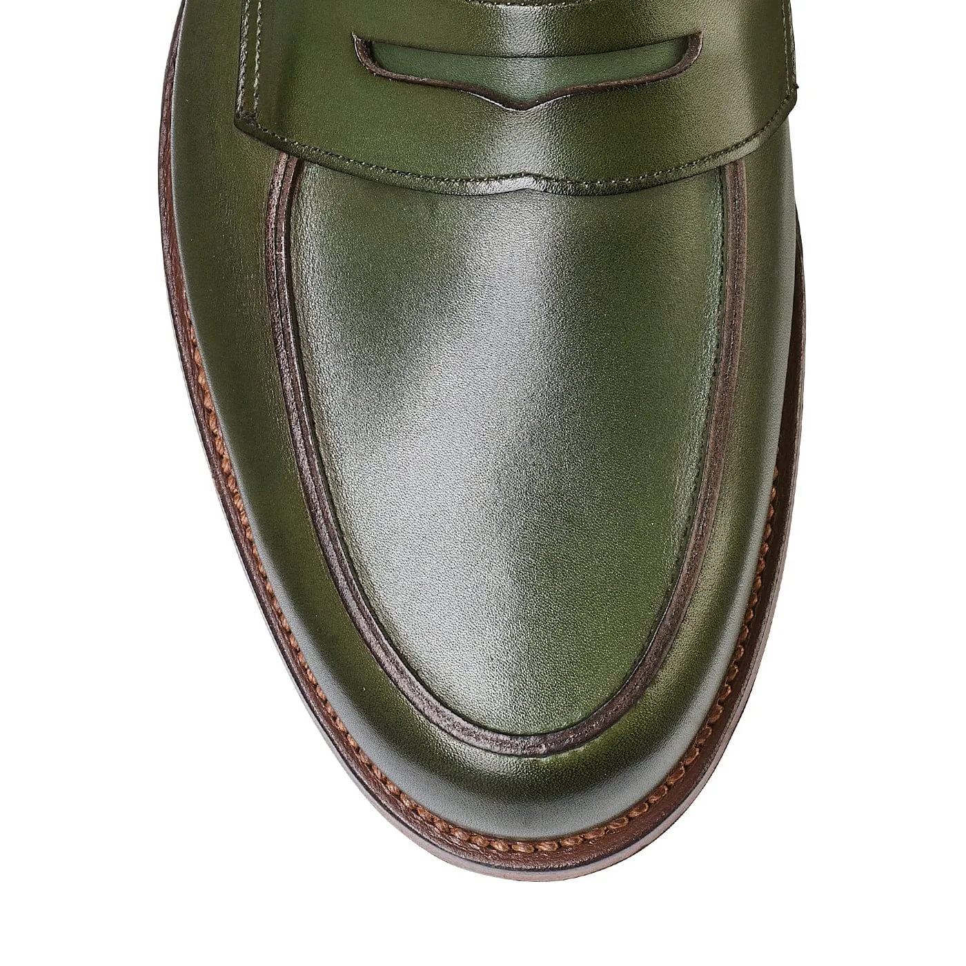 Always Ready french chic Lilou Green Calf