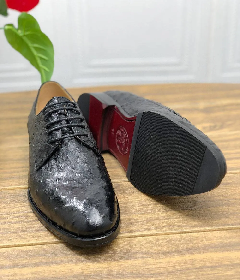 Trail Mood Chic Sole Crocodile Shoes Ostrich Leather Shoes