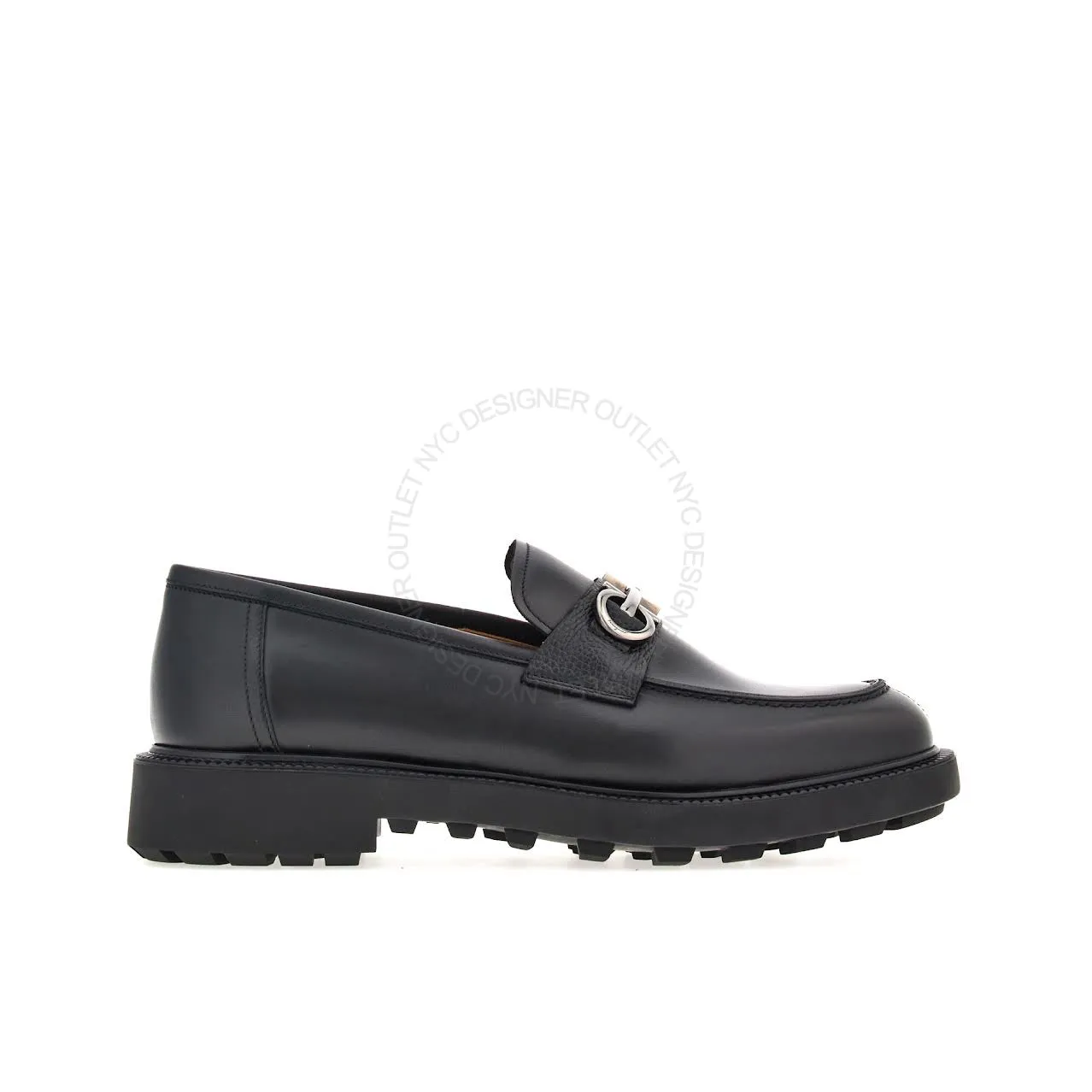 Ferragamo Galles Loafers Elastic Material Harvest Walk