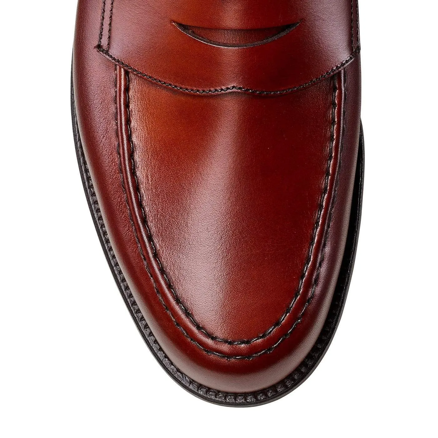 Soft Step Harvard 2 Chestnut Burnished Calf