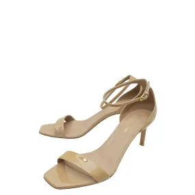 YSL Nude Amber Sandals 38 Breathable Material