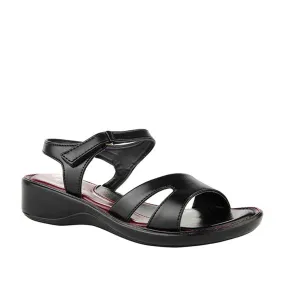 Senorita Casual (Black) Sandals For Women 345-07 By Liberty Minimalist Design