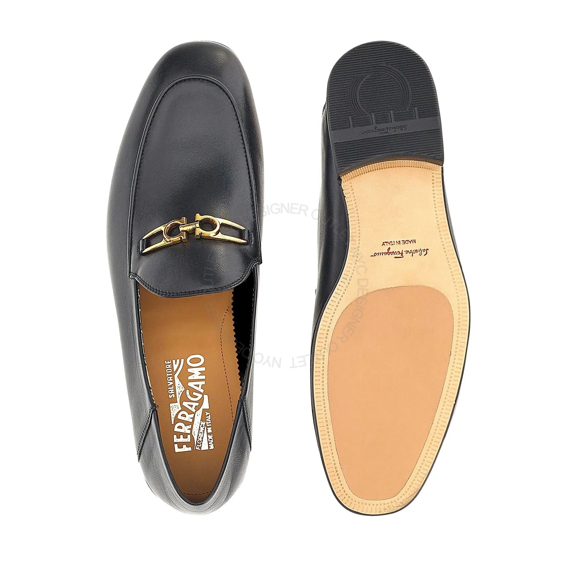 Ferragamo Melbourne Loafers Stylish Slip-Ons Stone Glow