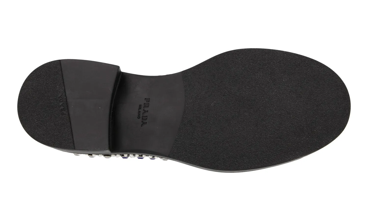 Prada Men's Black Brushed Spazzolato Leather Chocolate Artist Performer Loafer Loafers 2DE127 Gentle Support