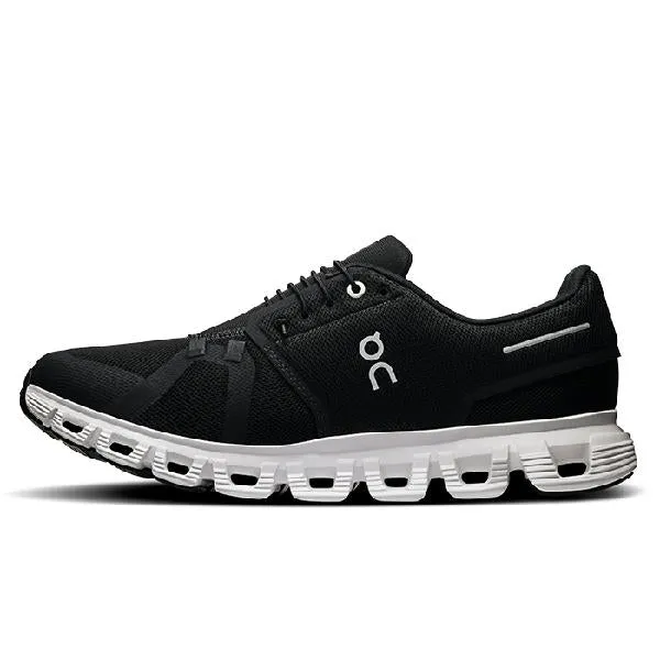 Mens On Running Cloud 6 in Black/White Stable Structure