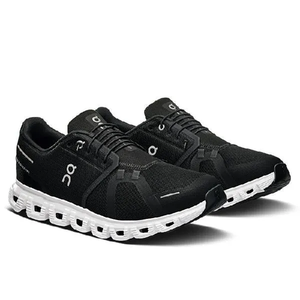 Mens On Running Cloud 6 in Black/White Durable flexibility Smooth interior