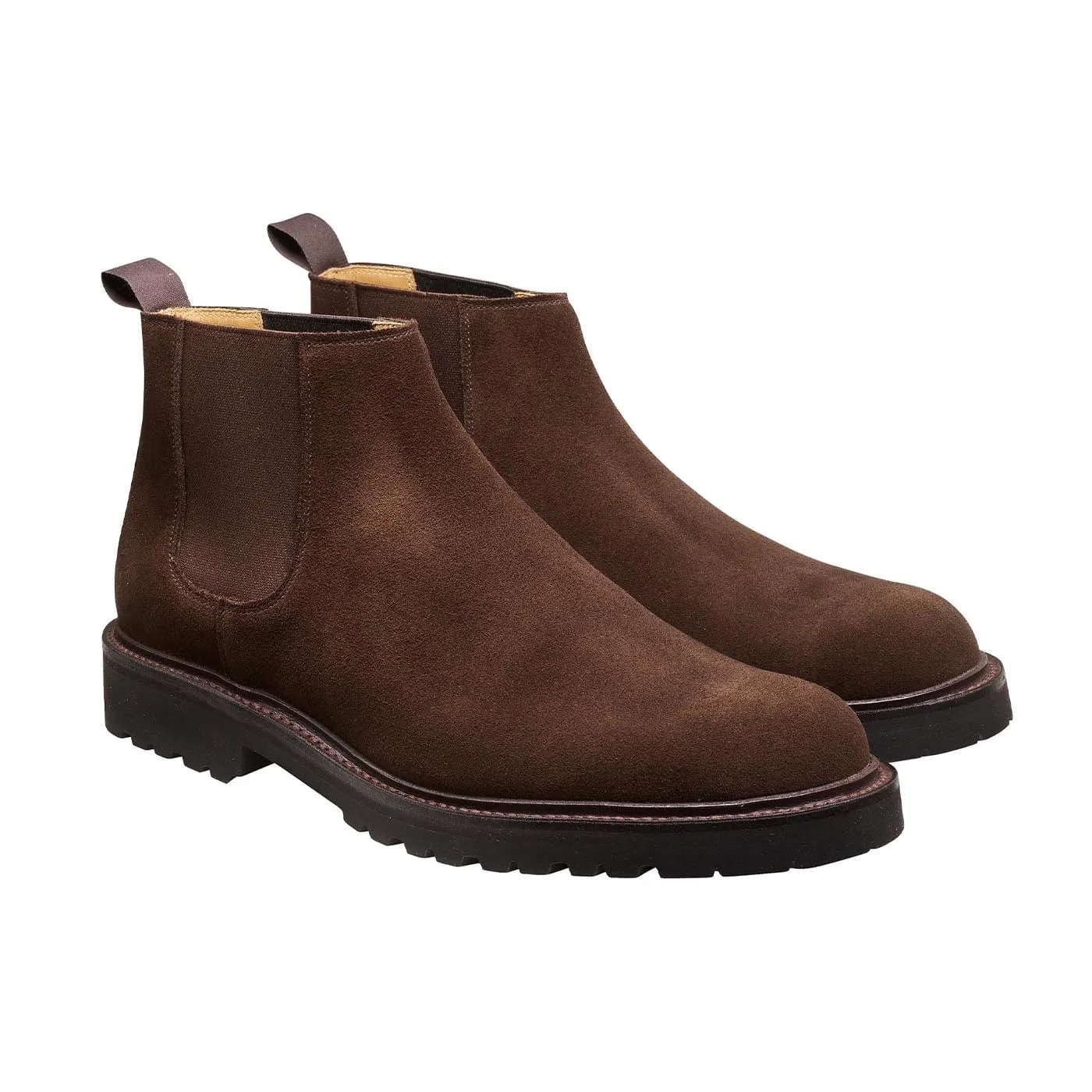 Elgin Dark Brown Suede Sightseeing Look