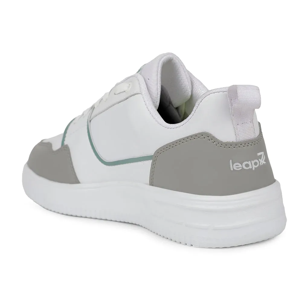 Leap7x Casual White Sneakers For Mens SNOOKIS-2E By Liberty comfort - conscious shoes