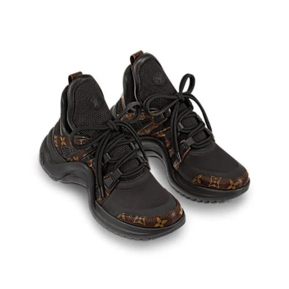 All Weather Urban Walkers Sea Breeze Louis Vuitton Archlight Trainer Monogram Black