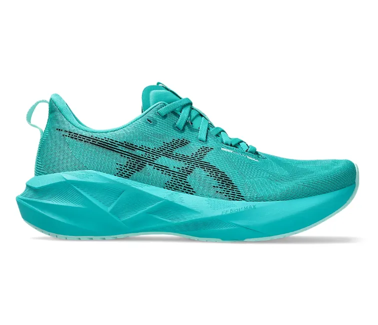 glossy - finish - design shoes Firm Men's Asics Novablast 5 (Wave Teal)