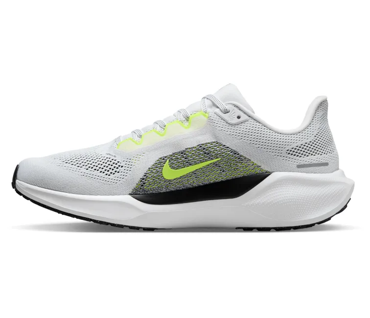 Men's Nike Pegasus 41 (White/Volt) Open Toe Design