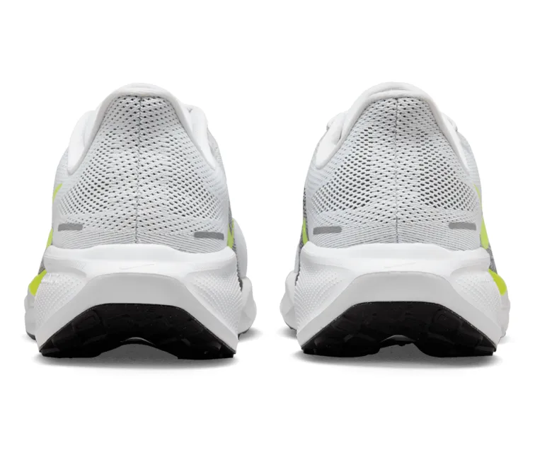 Men's Nike Pegasus 41 (White/Volt) beginner running footwear