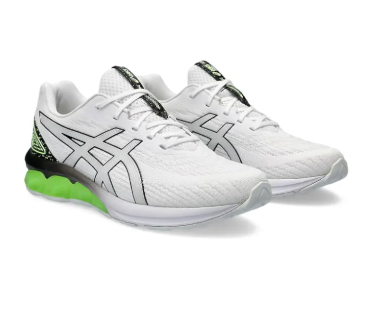 Muddy - trail running Men's Asics Gel-Quantum 180 7 (White/Illuminate Green)