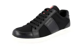 Multi Terrain Grip Prada Women's Black Leather Sneaker 3E6184