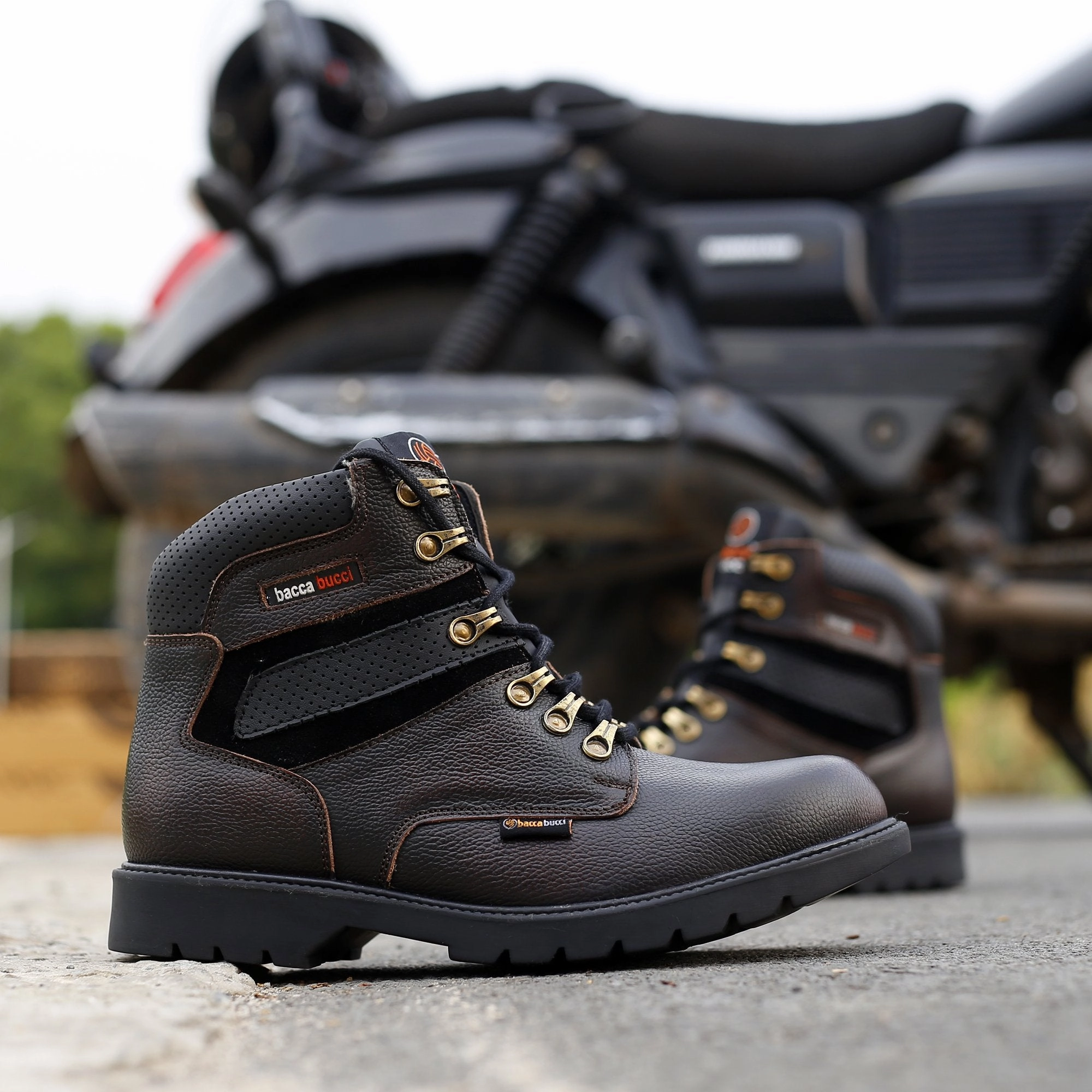 Bacca Bucci Steel Toe Boots Lightweight Footwear Premium Quality