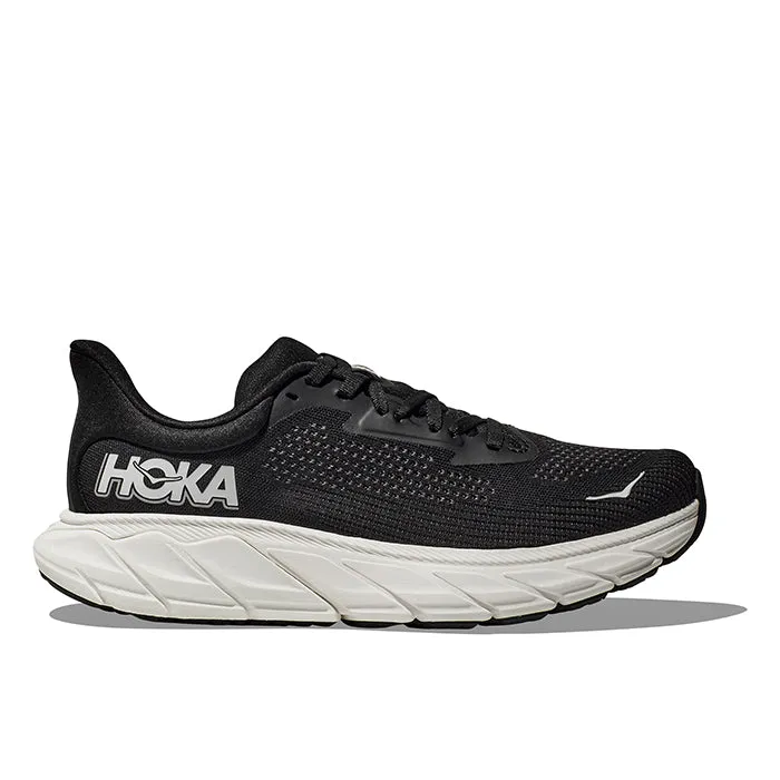 Motion Support Mens Hoka Arahi 7 in Black/White