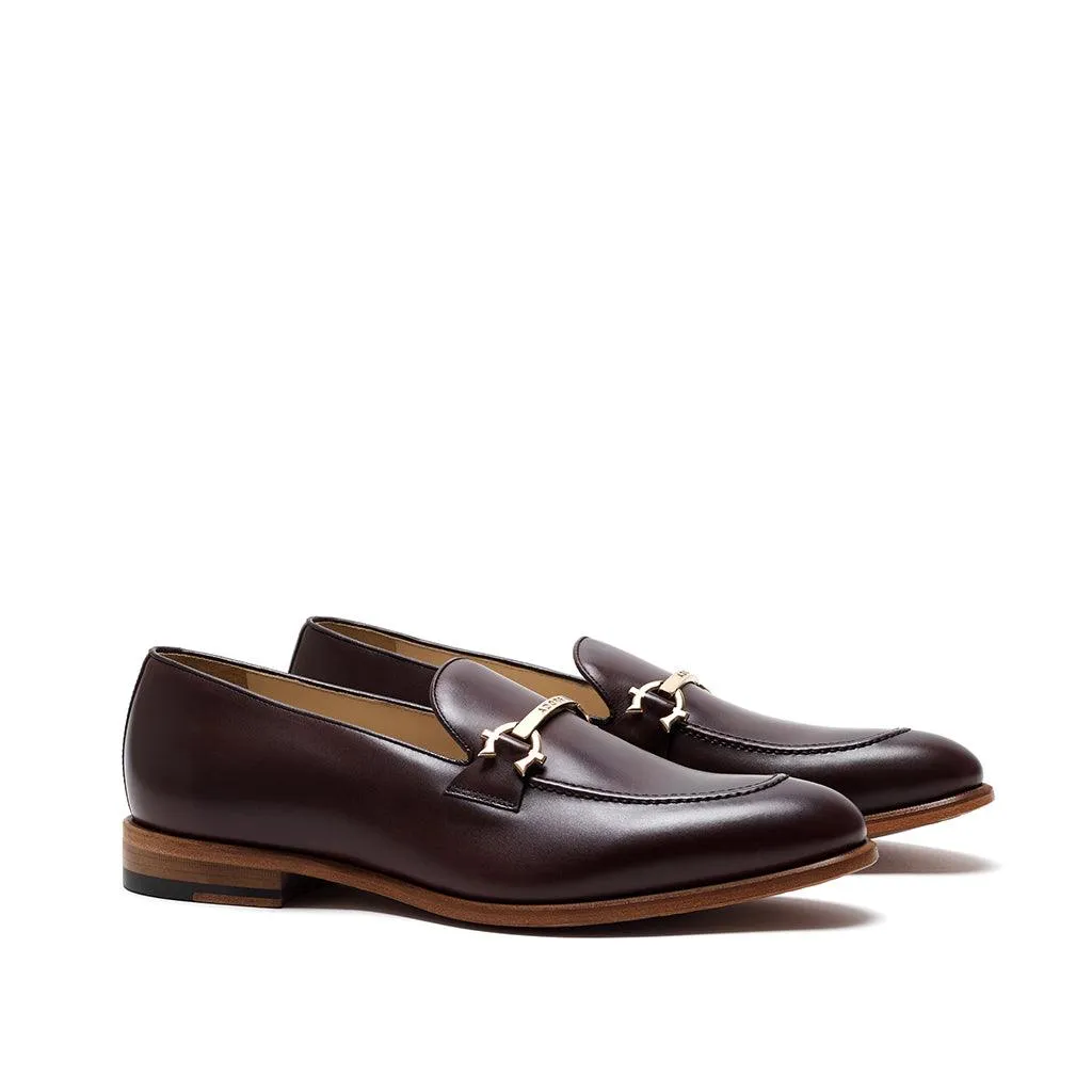 Brown Calf Horsebit Loafer Casual Slip-ons