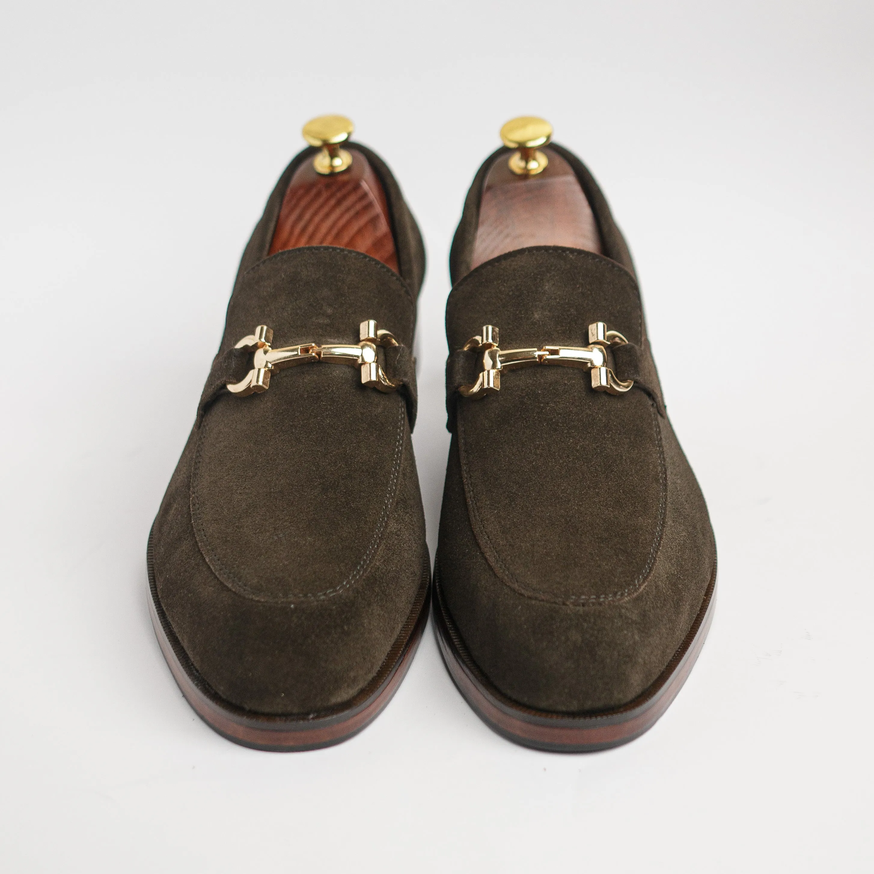 Imperial Suede - Dark Green Timeless Work Shoes Student Oxfords