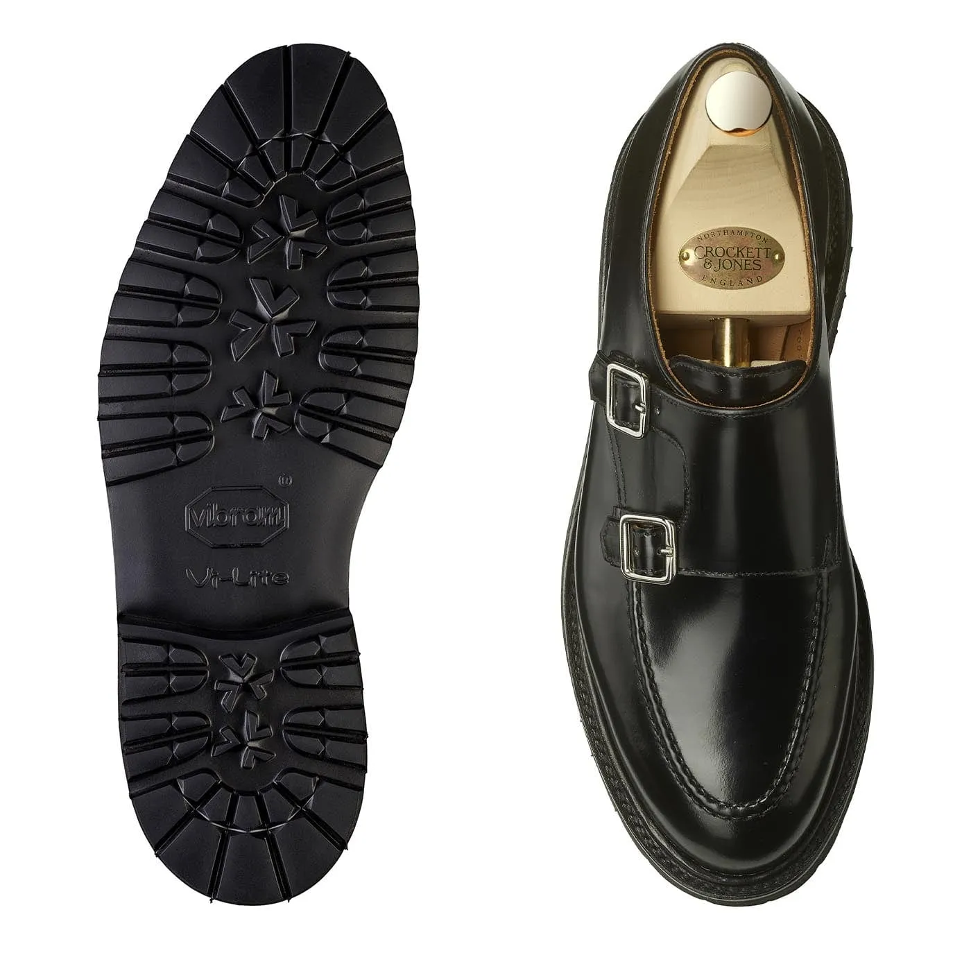 Ava in Black Cavalry Calf Subtle Class