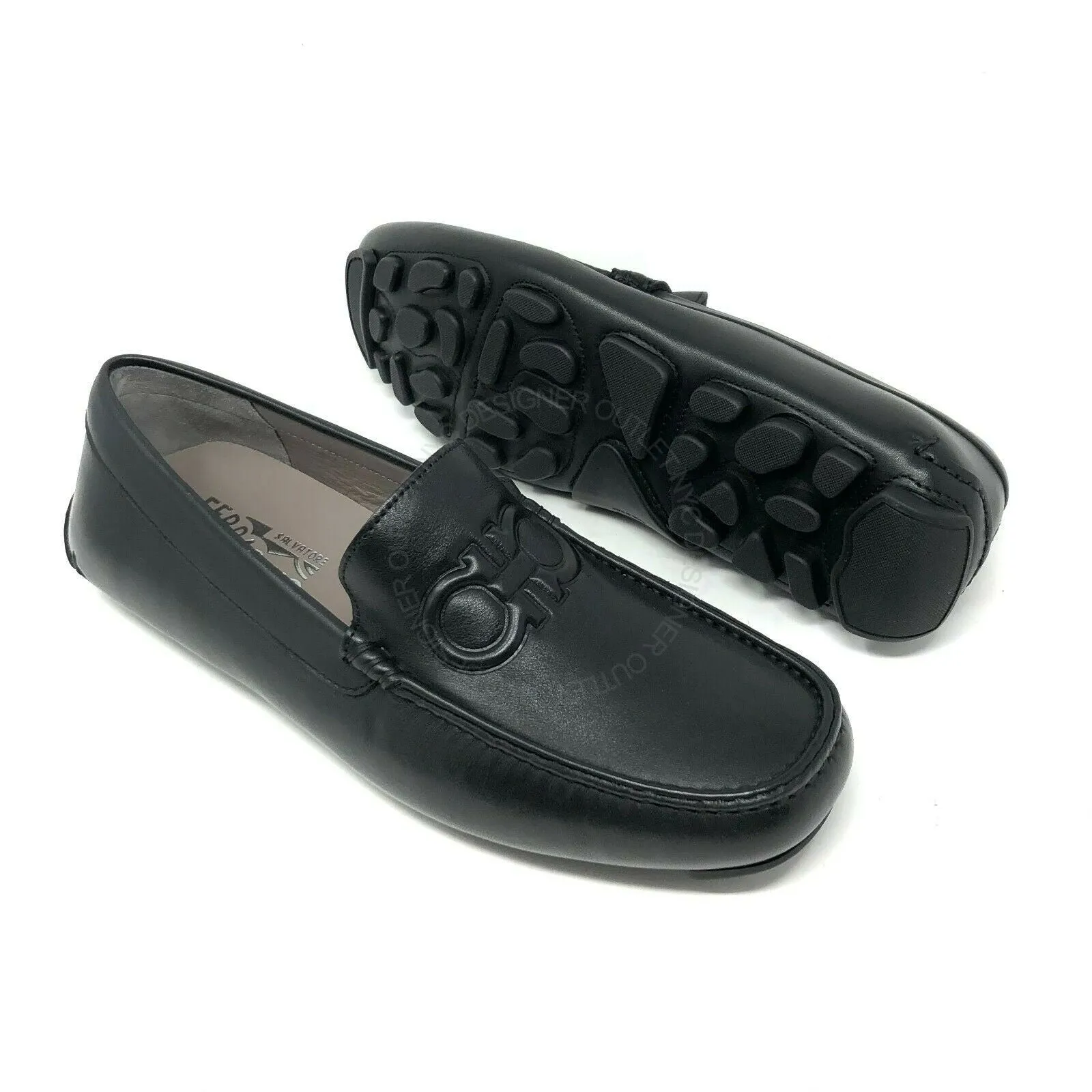 Ferragamo Punzio Drivers Holiday Ready Water Edge