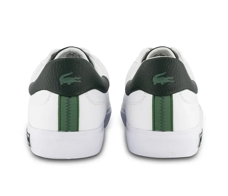 surfing shoes Men's Lacoste Powercourt 2.0 123 1 SMA (White/Dark Green)