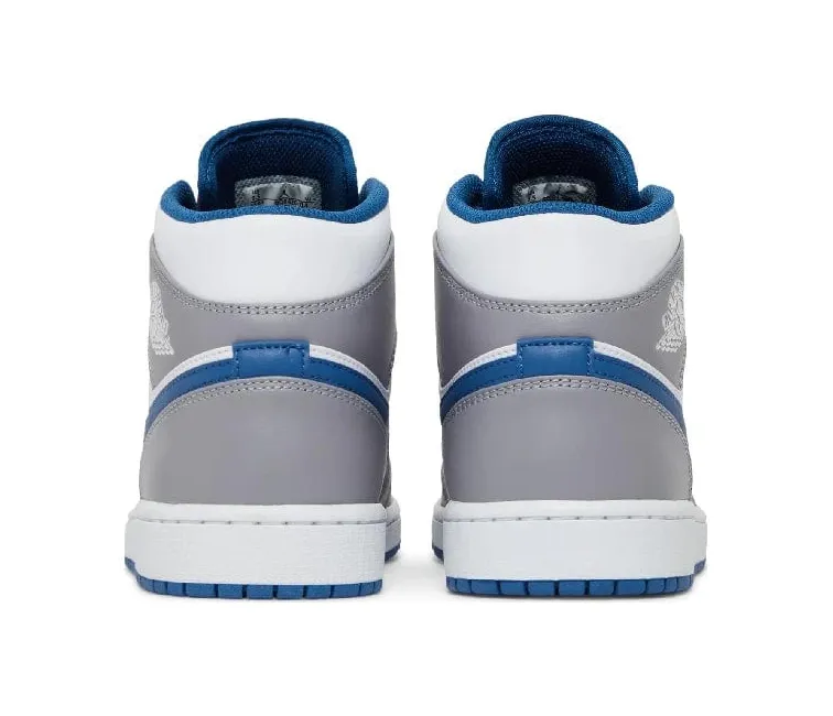 Mens Nike Air Jordan 1 Mid (Cement Grey) Reaction - time - improving