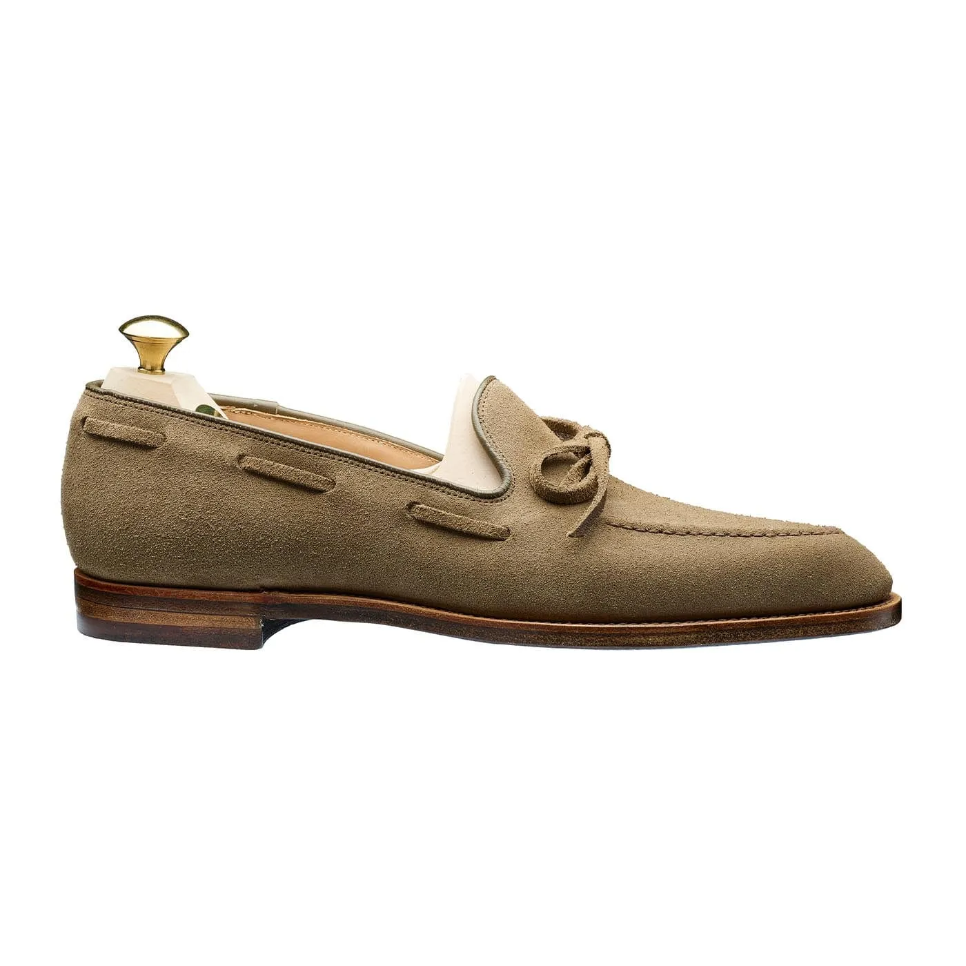 Soft Leather Shoes Southport Khaki Suede