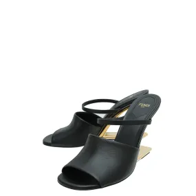 Fendi Black First High Heeled Sandals 39 Pond Walk