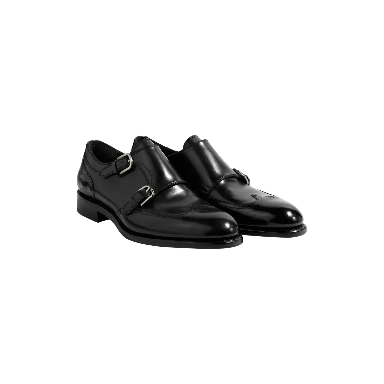 Country Path Ferragamo Adison Double Monk-Strap Loafers