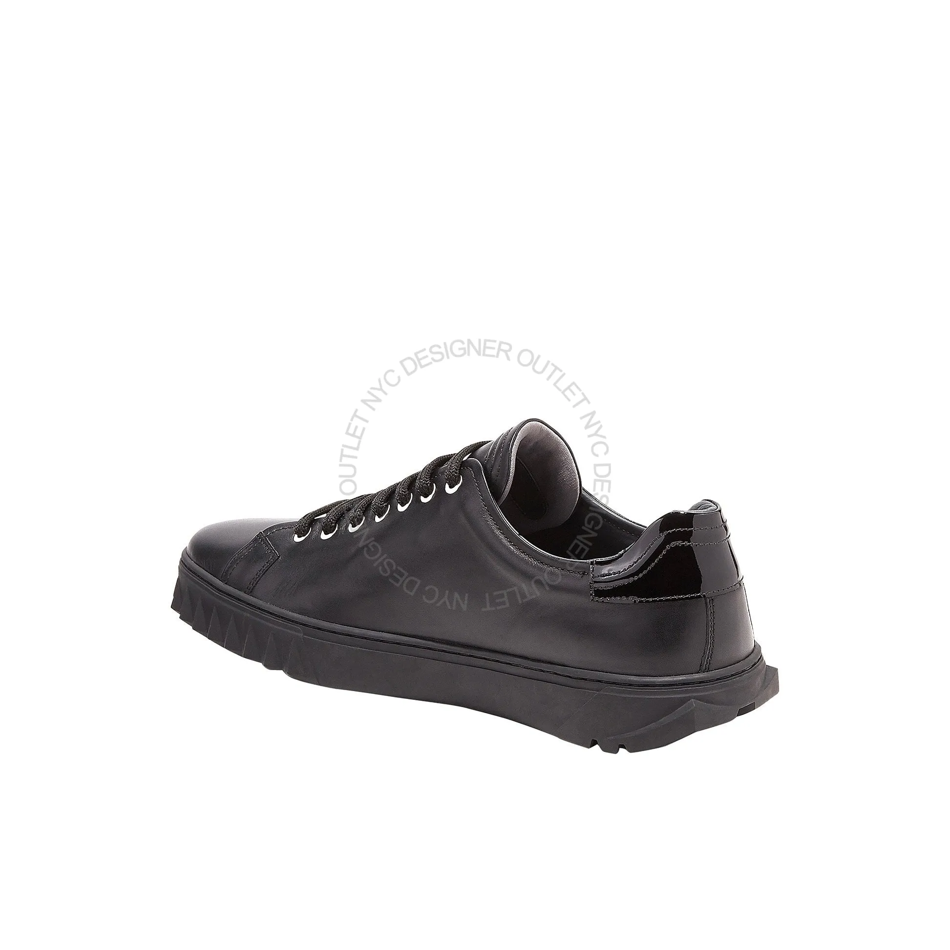 ventilated shoes foam insole shoes Ferragamo Cube Sneakers