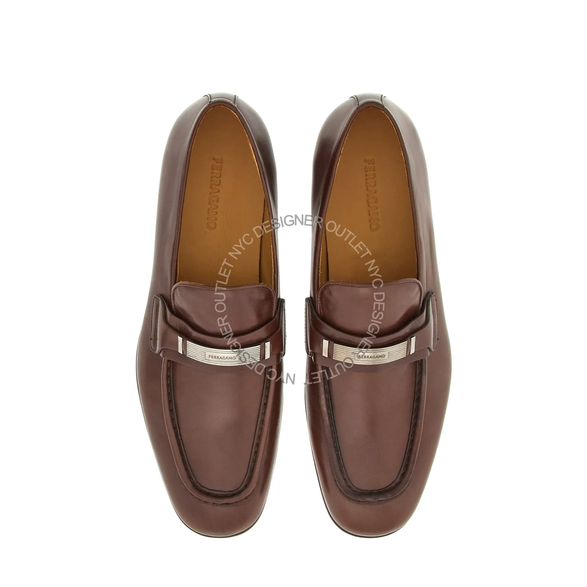 Ferragamo Dumas Loafers Ergonomic Shoe Shape