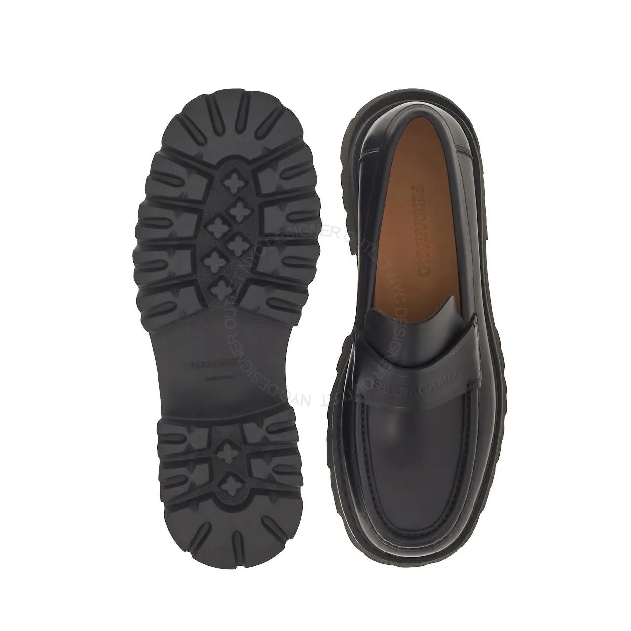 Ferragamo Fergal Loafers Summer cool Versatile Walk