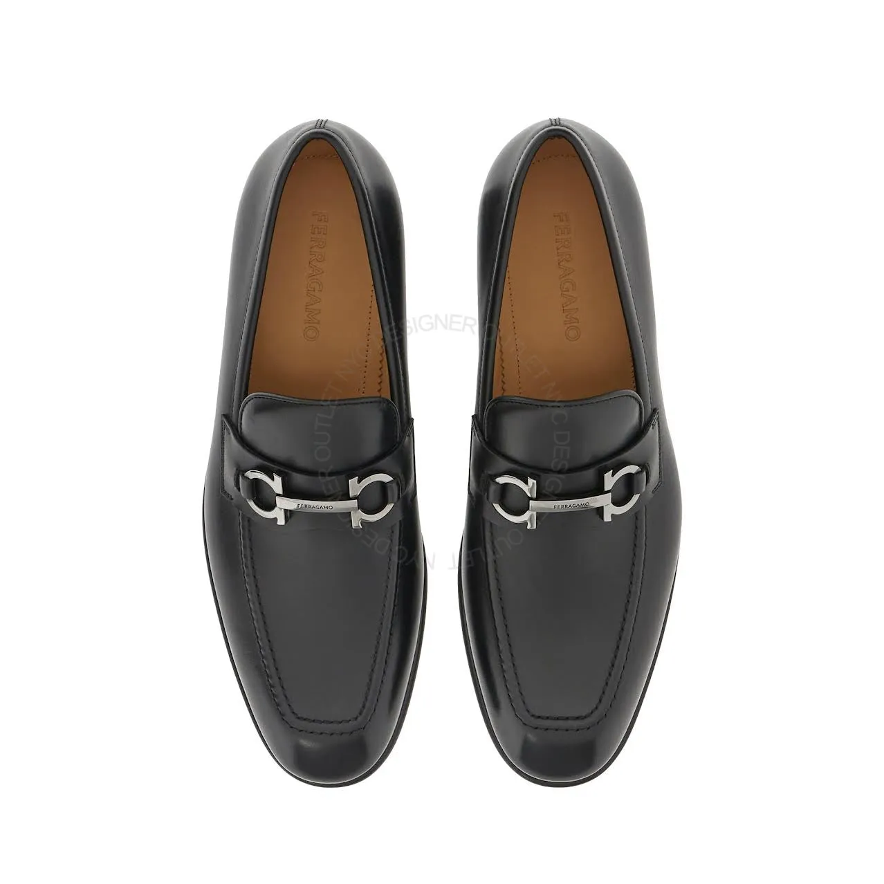 Model Look Track Walk Ferragamo Foster Loafers
