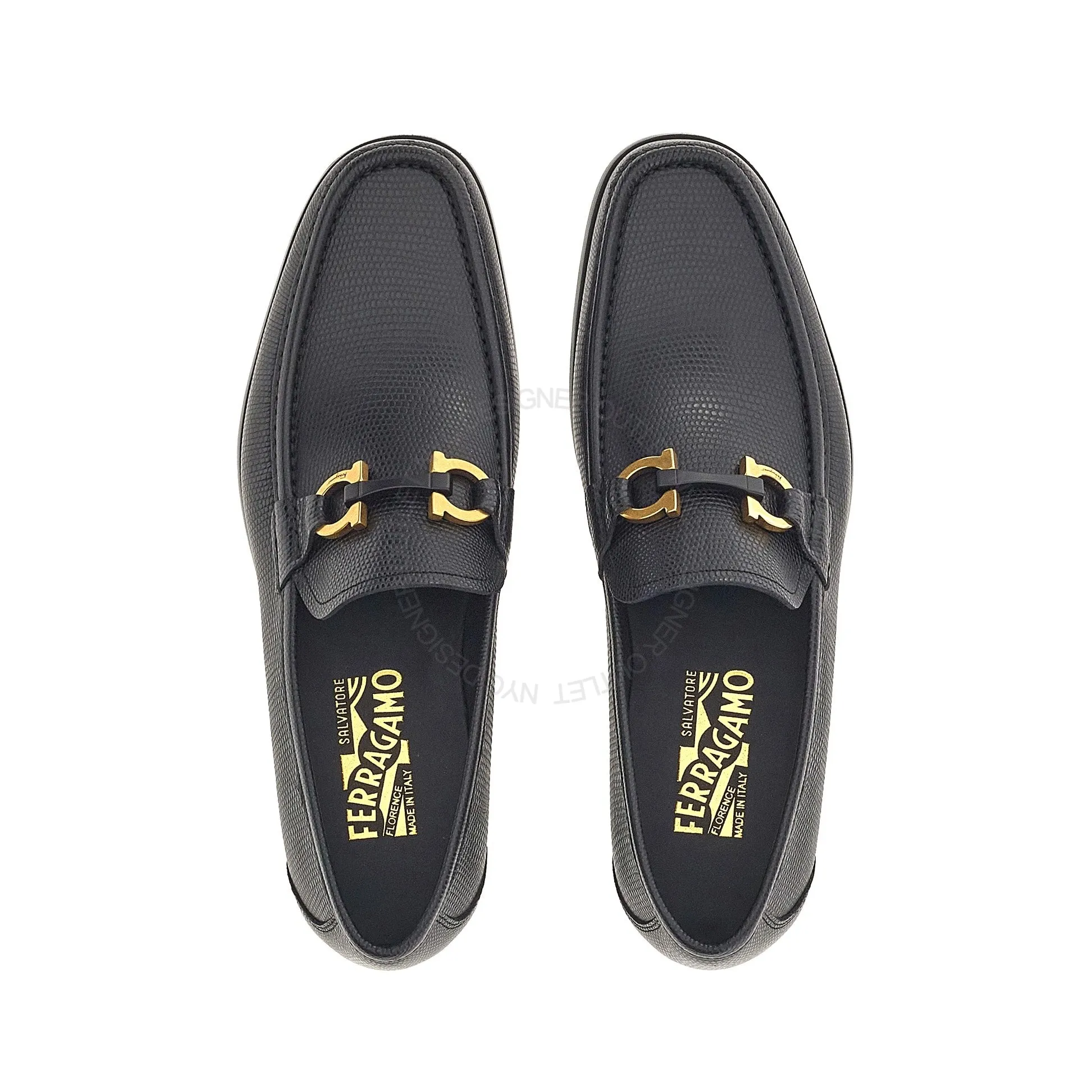 Embroider Edge mesh ventilation Ferragamo Grandioso Moccasins
