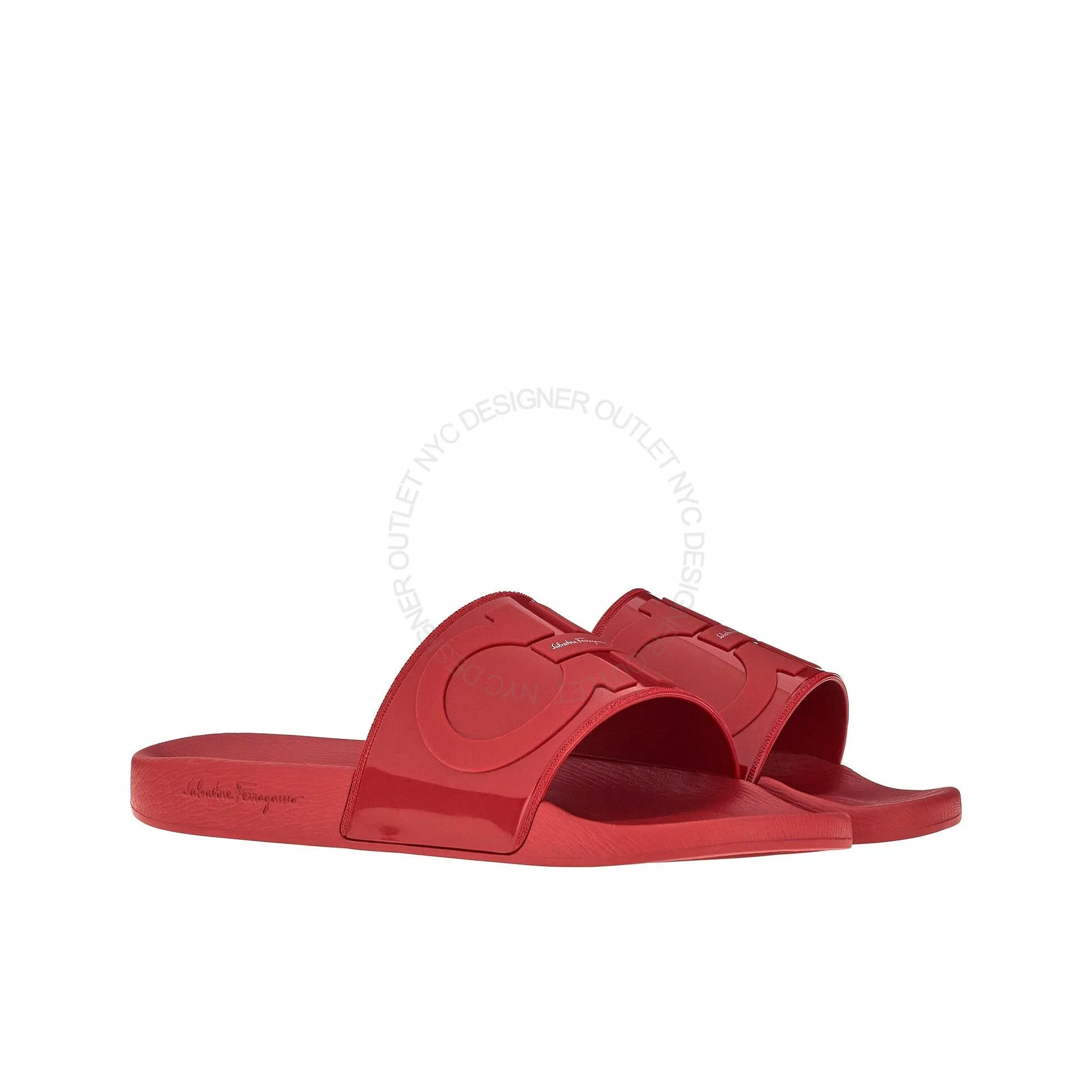 Gel Padding Comfortable Arch Ferragamo Groove Slides