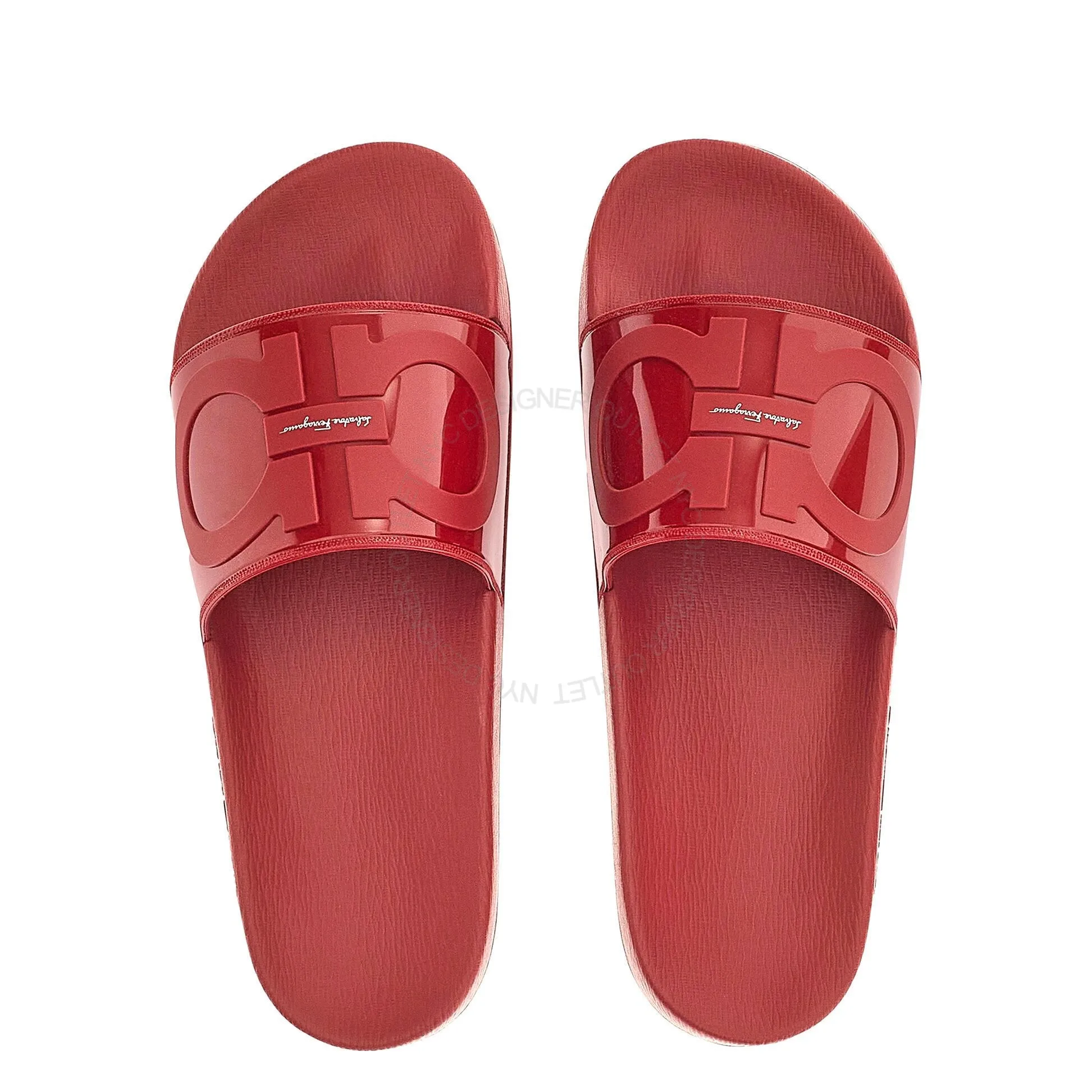 Ferragamo Groove Slides Slip-On Comfort Innovative technology
