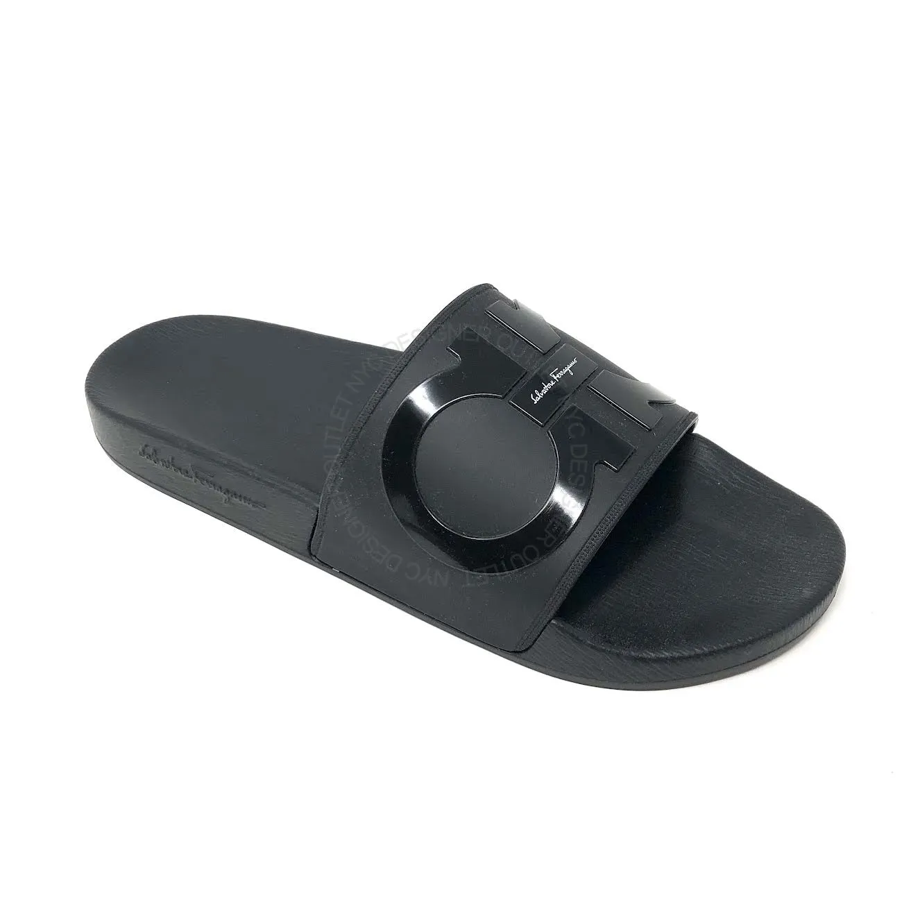 Ferragamo Groove Slides Soft Comfort