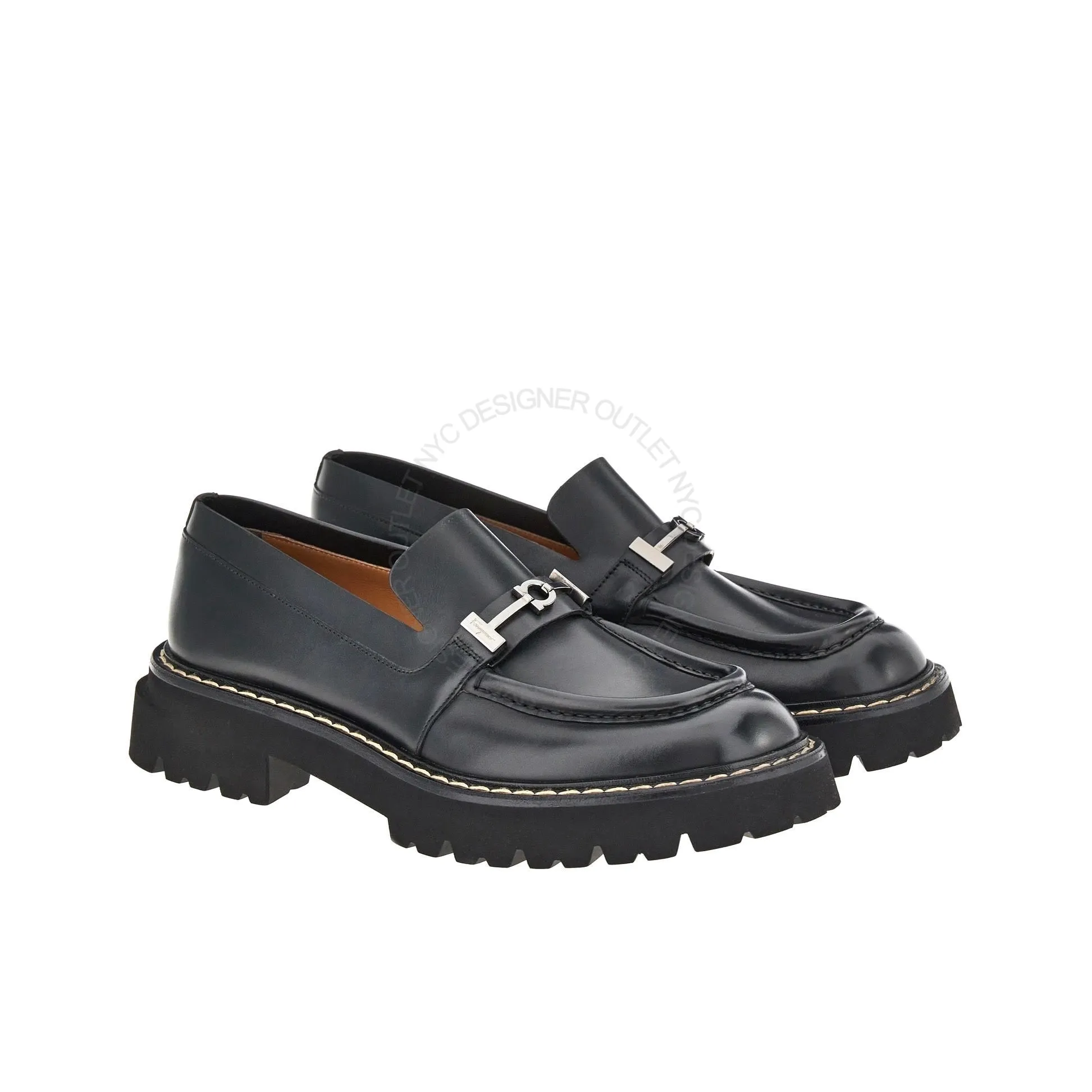 Ferragamo Ignazio Loafers Slip On Style