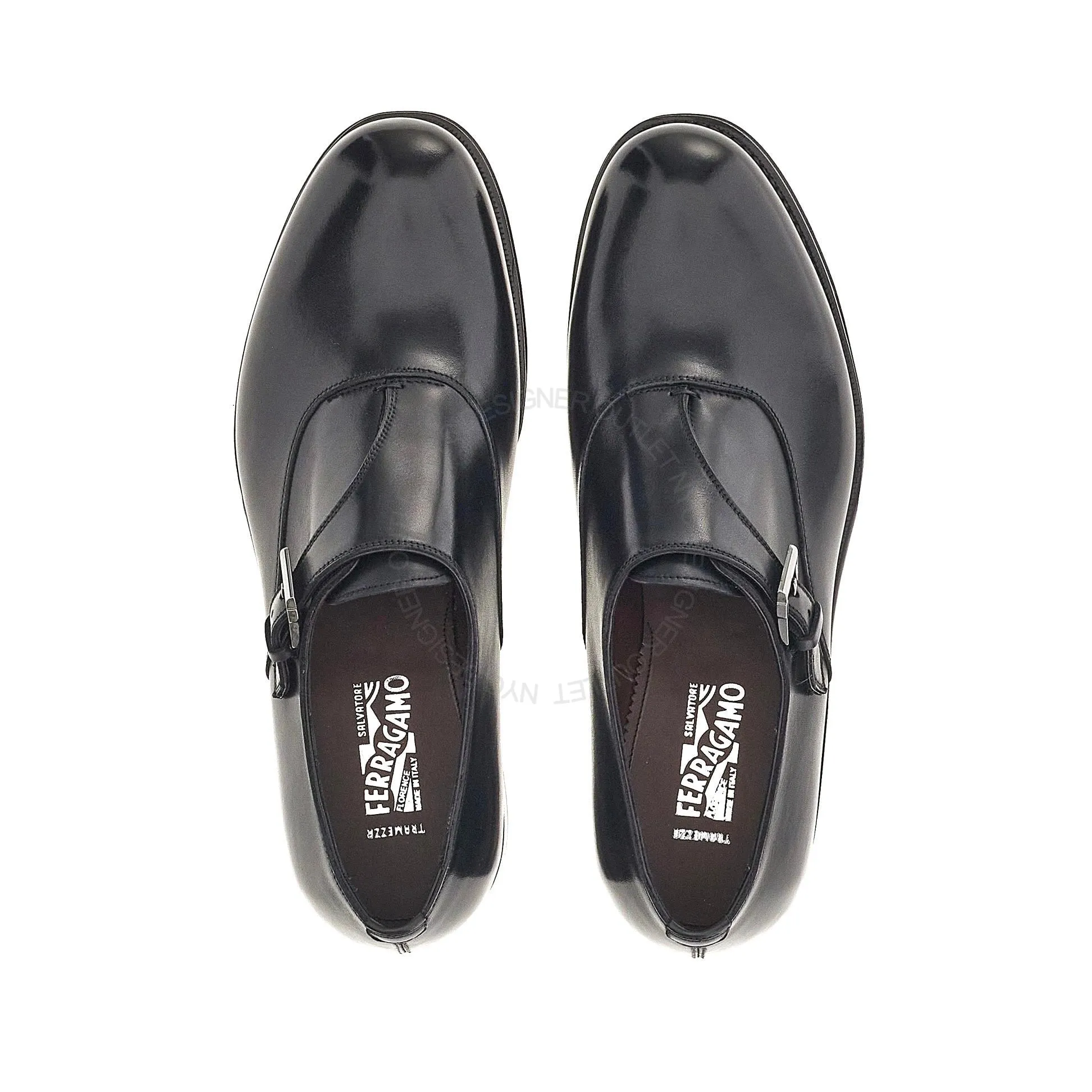 Forest Air Ferragamo Liborio Monk Strap Loafers